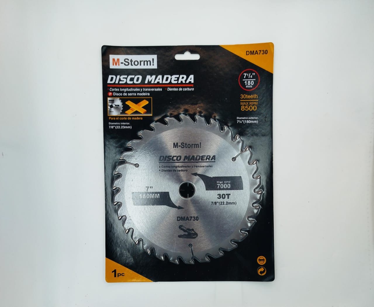 DISCO MADERA 180MM 30 DIENTES
EISENPRO