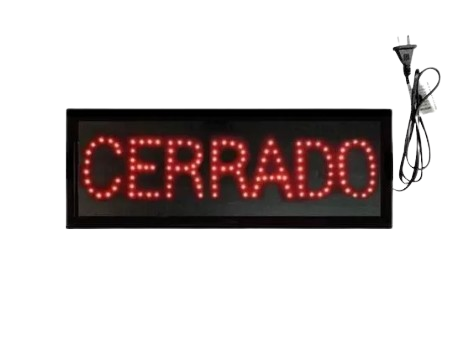 CARTEL CERRADO (35X15CM) OFERTA